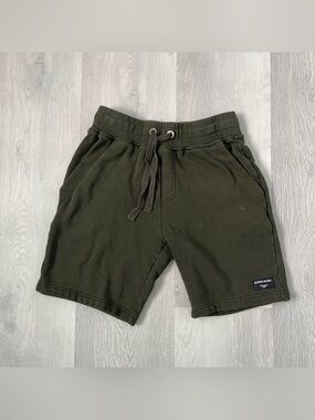 BJORN BORG GREEN ATHLETIC SHORTS COTTON MENS SMALL